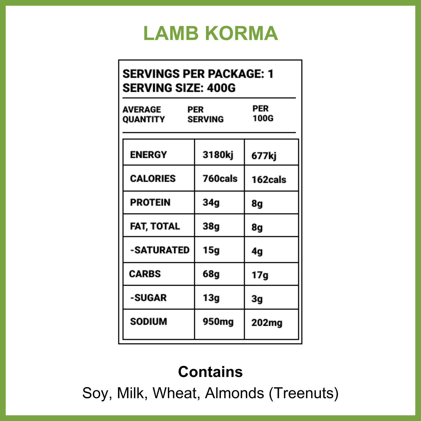 *NEW* Chef Manish's Lamb Korma ✓