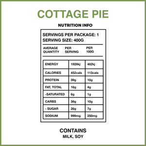 Beef & Kumara Cottage Pie ✓