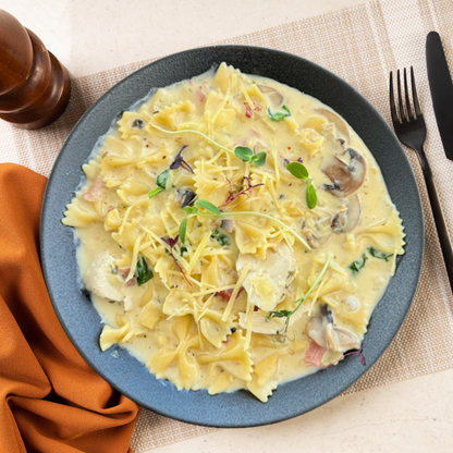 Creamy Chicken Farfelle Pasta