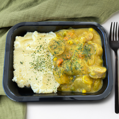 Chef Tony's Curried Sausages and Mash