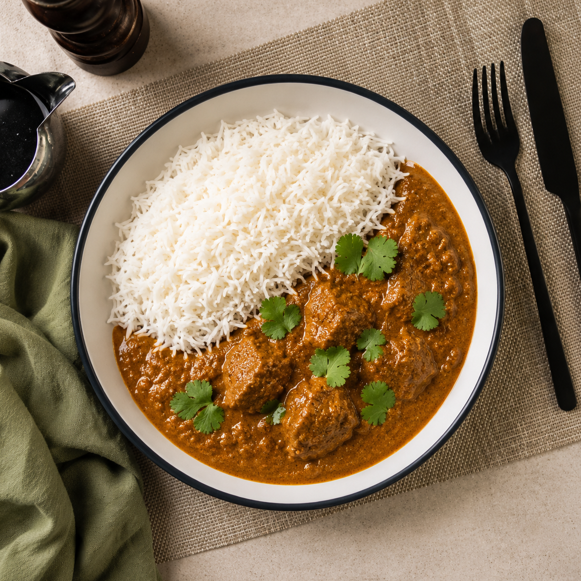 Chef Manish's Lamb Korma ✓