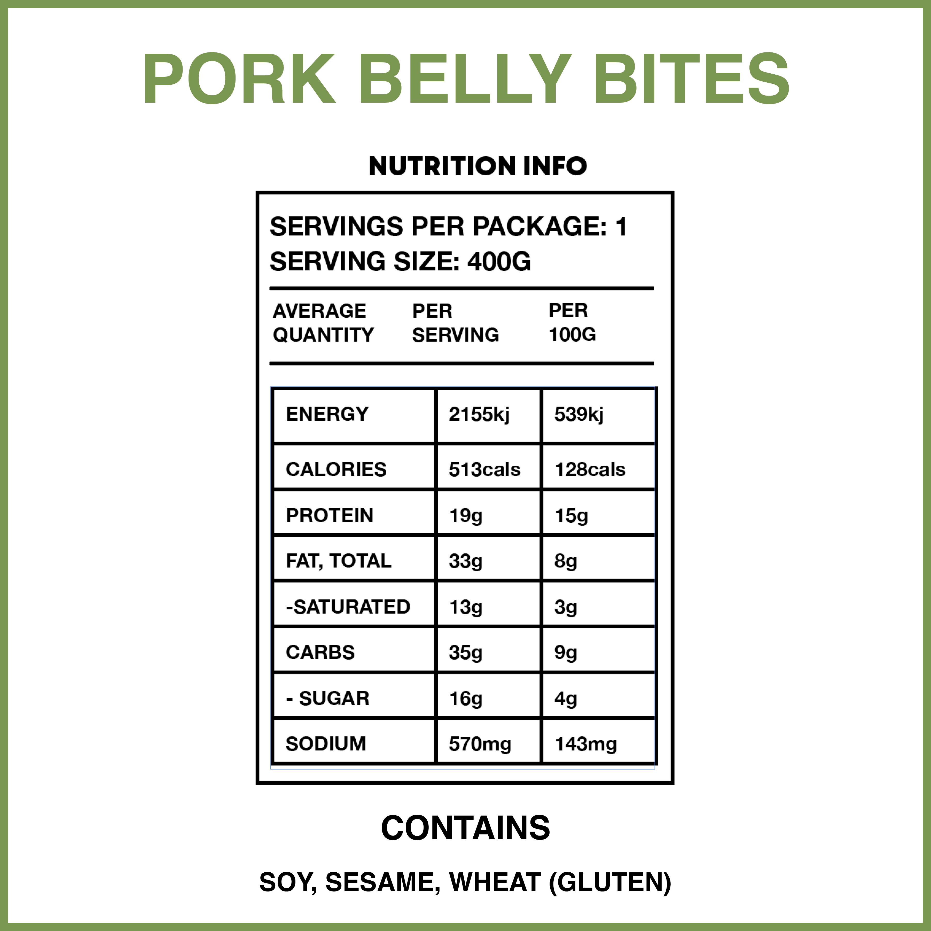 Honey Soy Pork Belly Bites