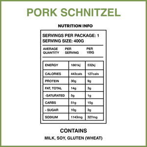 Chef Steve's Pork Schnitzel & Mash