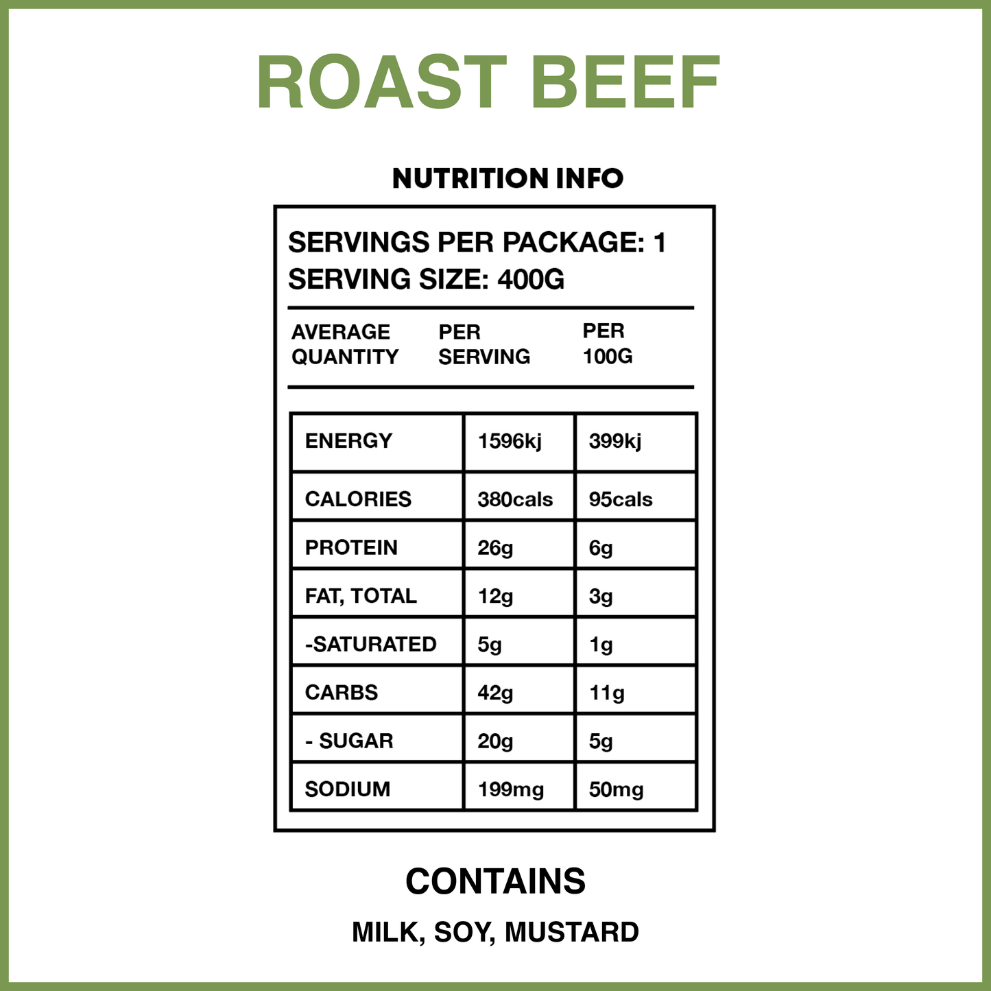 Slow Roasted Beef & Vegetables  ✓