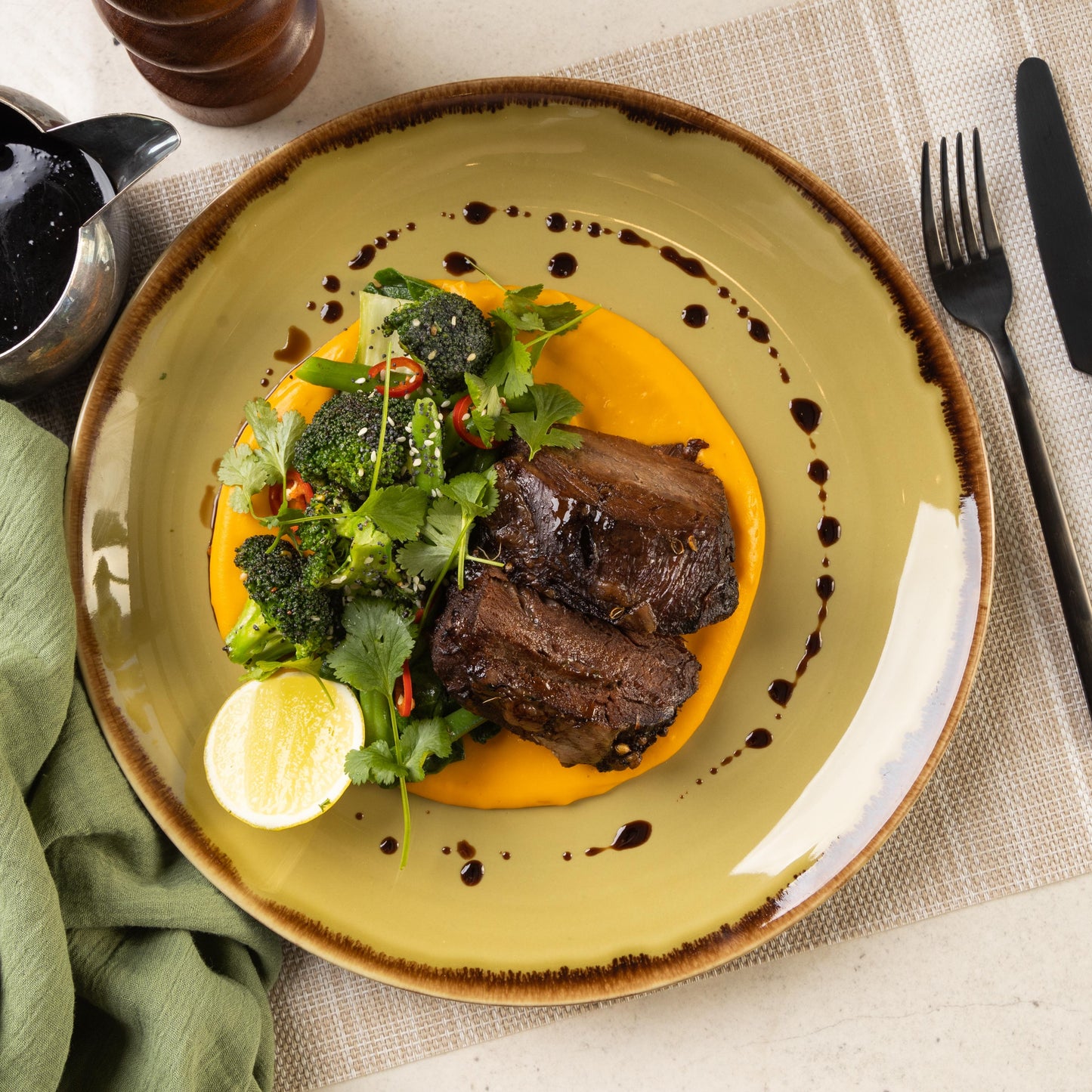 Sticky Beef Cheek & Kumara  ✓