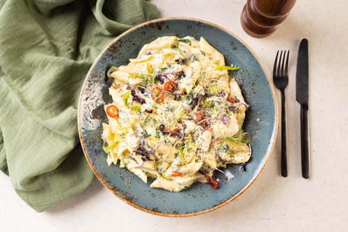 Creamy Chicken Bacon and Mushroom Penne Pasta