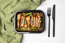 Sticky Pork Belly, Brown Rice & Asian Greens ✔