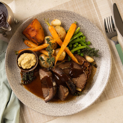 Slow Roasted Beef & Vegetables  ✓